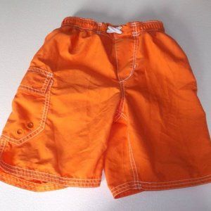 Orange Swim Trunks Boy Size 6X